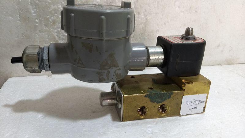 Killark Explosion Proof Junction Box CL.II GR E.F.G. With Solenoid Valve H111P3