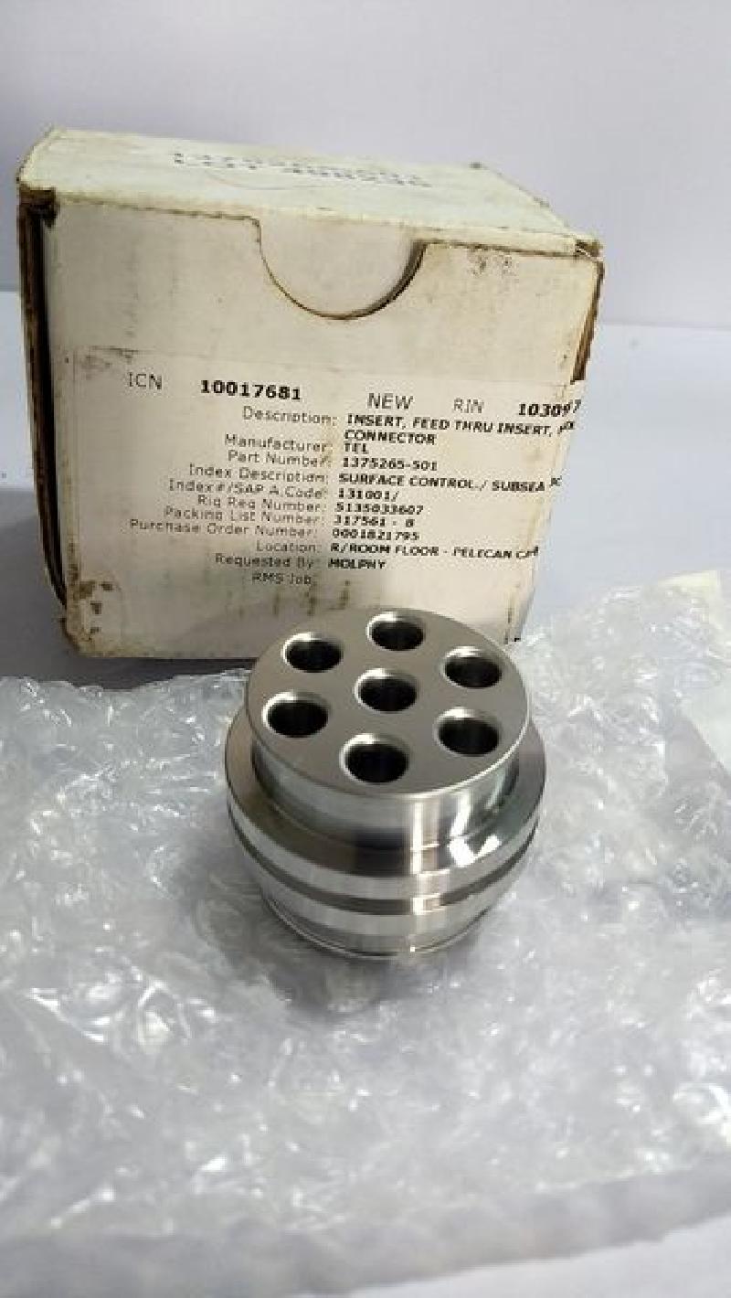 Insert Feed Thru Insert Mux Connector 1375265-501 - TEL