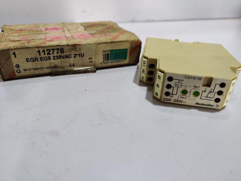 Weidmuller EGR EG5 112776 230VAC 2*1U Relay