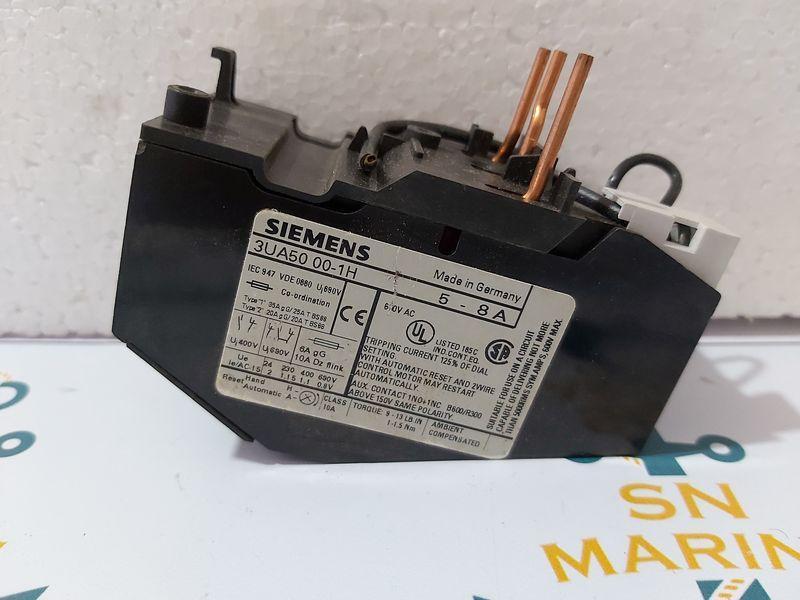 SIEMENS 3UA500-1H QUINCY 141590-12 141591-0 OVERLOAD RELAY