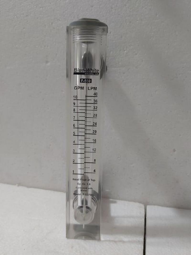 BLUE WHITE F-550 MODEL: F-55750L FLOW METER