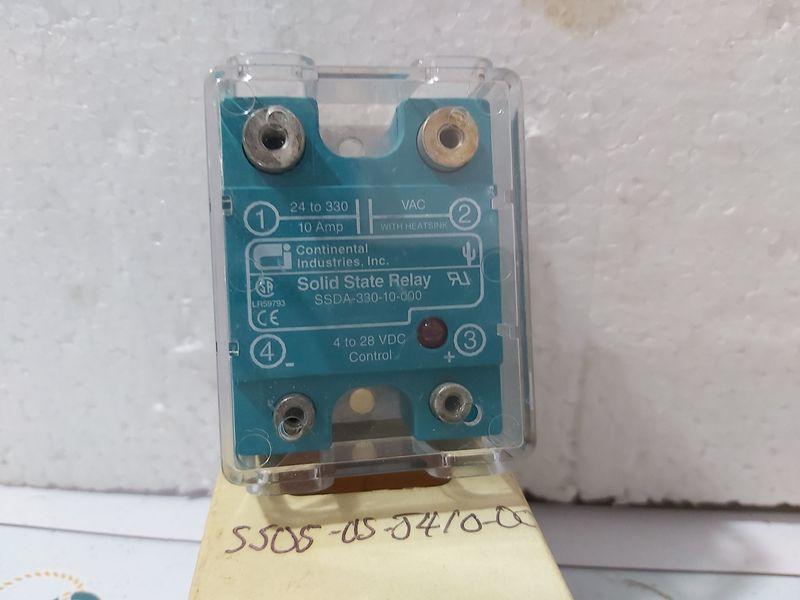 CONTINENTAL INDUSTRIES SSDA-330-10-000 SOLID STATE RELAY