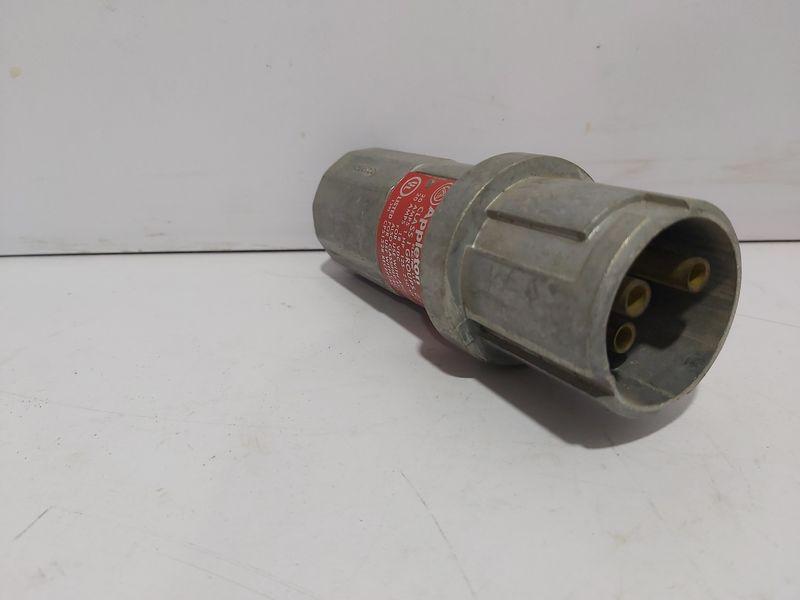 APPLETON CPP516 2-WIRE 3-POLE PLUG FOR HAZARDOUS LOCATION 20AMP 1-HP 125-250VAC