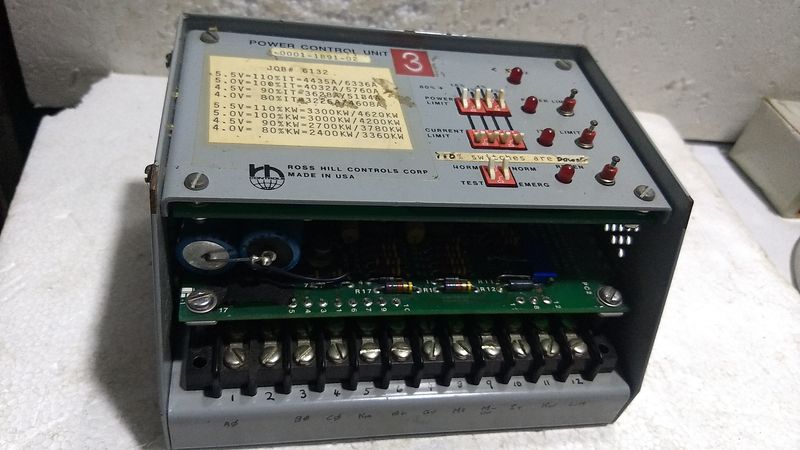 ROSS HILL POWER LIMIT CONTROLLER ARH PN #0000-7497-01 / 0000-7498-00