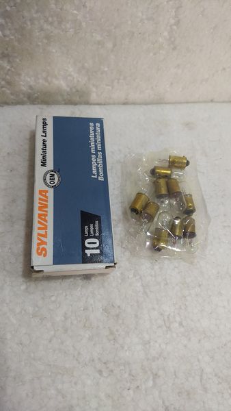 Box of 10 Sylvania #755 35763 Miniature Lamps Light Bulbs