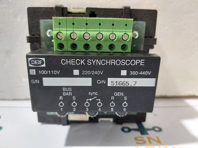 DEIF CHECK SYCHROSCOPE CONTROL RELAY CSQ96.P