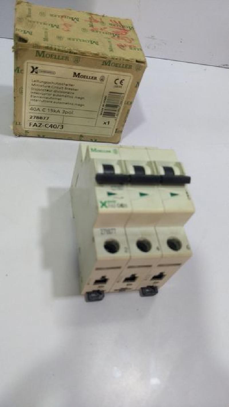 Moeller Miniature Circuit Breaker FAZ-C40/3 40A C 15kA 3pol. 278877 Spain