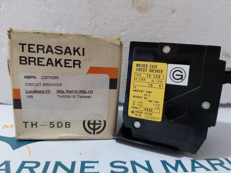 TERASAKI TH-5DB 15A 2POLE MOLDED CIRCUIT BREAKER