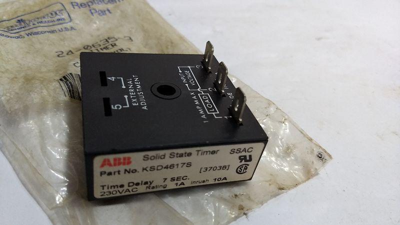 Manitowoc 24-0635-3  Solid State Timer SSAC KSD4617S - 7 Sec. delay 230VAC 1A