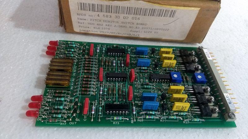 Pitch Monitor Switch Board Mod 352 Rev A Carlo Gavazzi