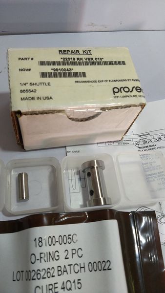 NOV 9915086 RELIEF VALVE REPAIR KIT 22511-2 RK VER.018 PROSERV