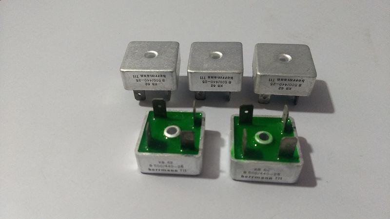 Relay For Main Generator Control Herrmann KB 62 B 500/440-25 KB62-B500/440 -5pcs