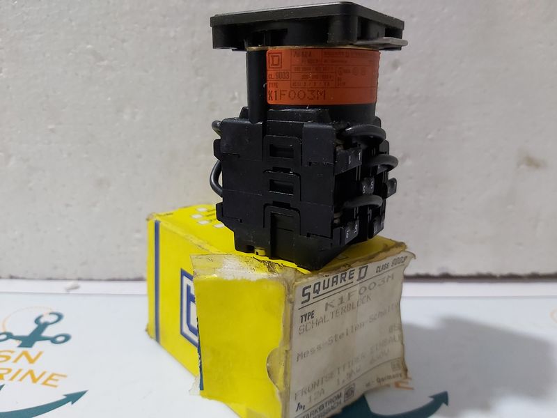 SQUARE D K1F003M SCHAL TERBLOCK CLASS-9003 CONTROL CIRCUIT SWITCH