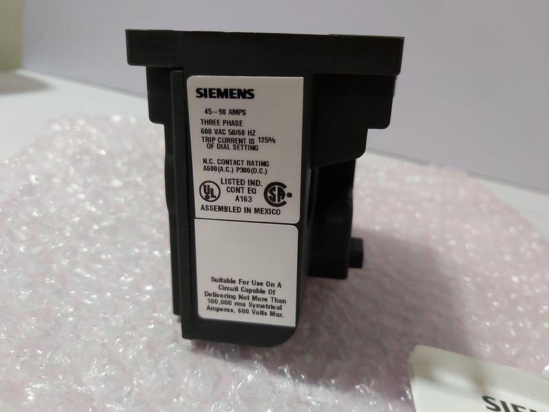 SIEMENS 48BSK3M20  SOLID-STATE OVER LOAD RELAY ESP-100 SER-C QUINCY 143780-06