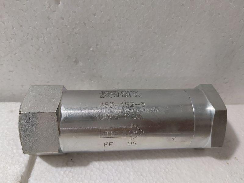 PARKER 453-1S2-6 HYDRAULIC CHECK VALVE 5000 PSI EF06