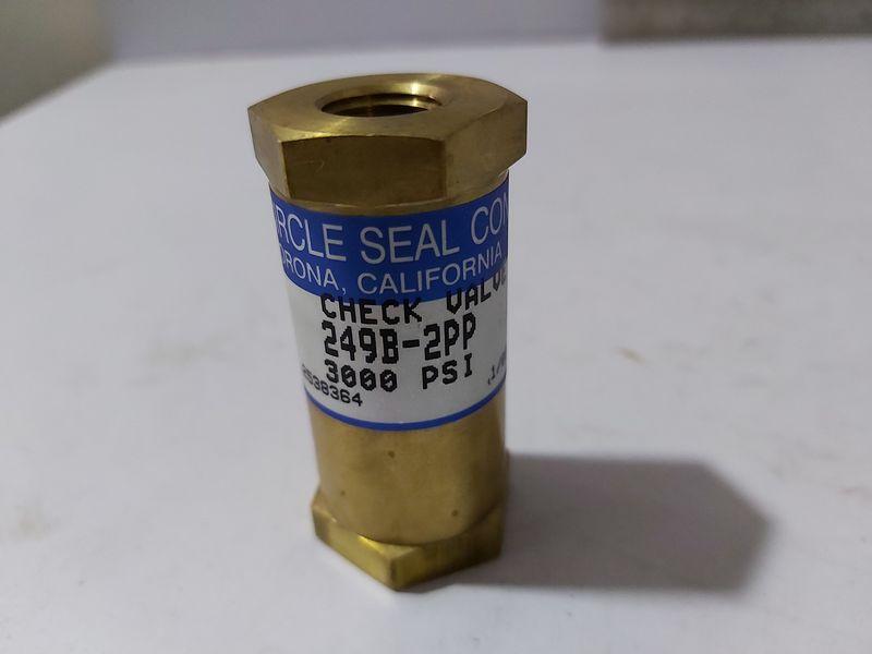 CIRCLE SEAL 249-2PP CHECK VALVE 3000 PSI 2492PP