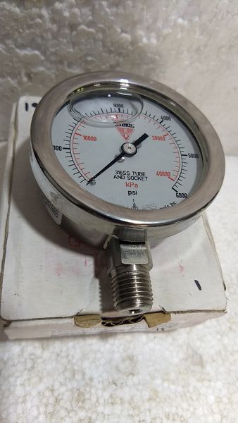 McDaniel Controls Inc - Pressure Guage - 0-3 Psi - 1/4