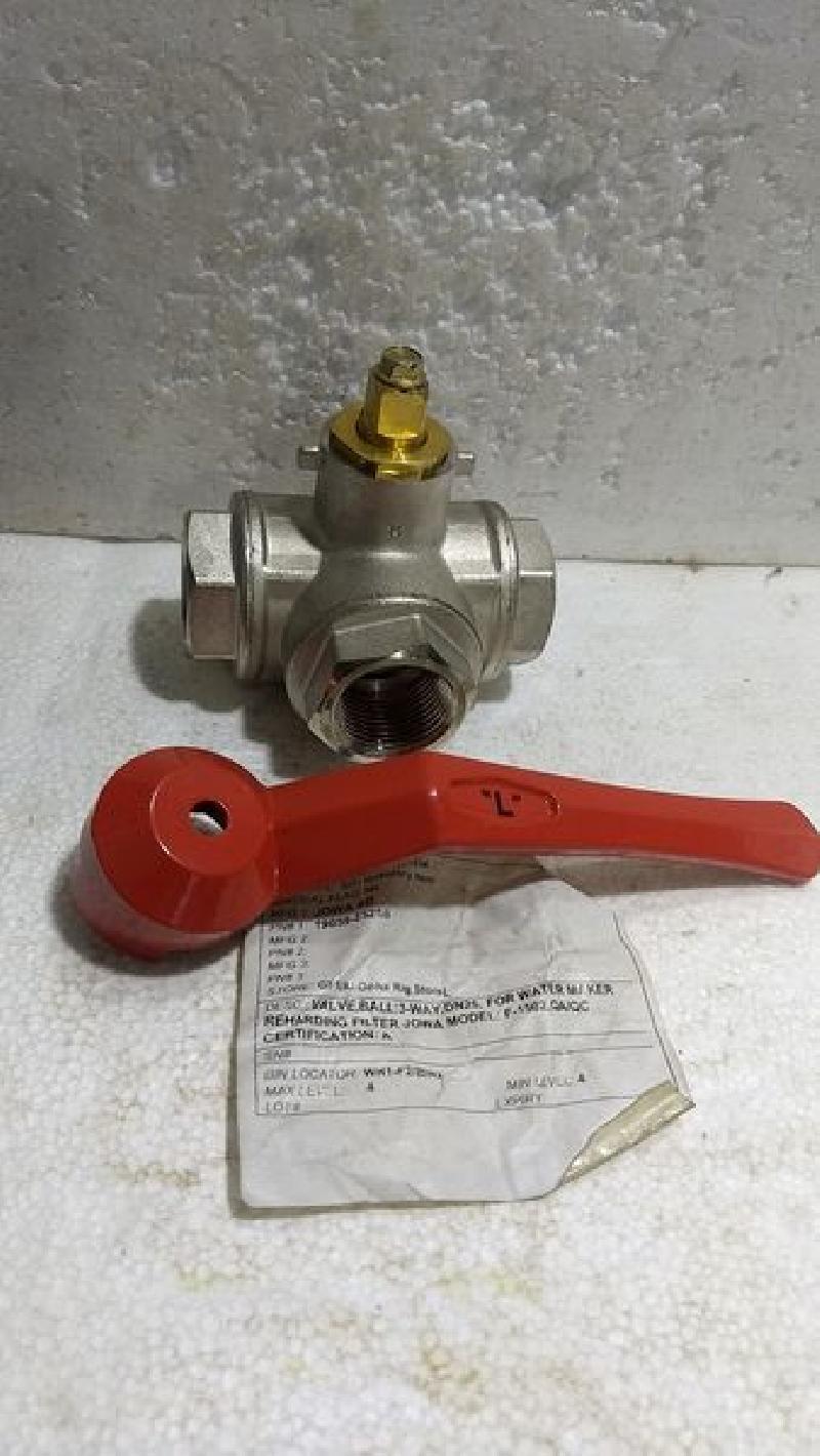 Ball Valve 3-Way DN25 - TVL - Italy - 2pc lot