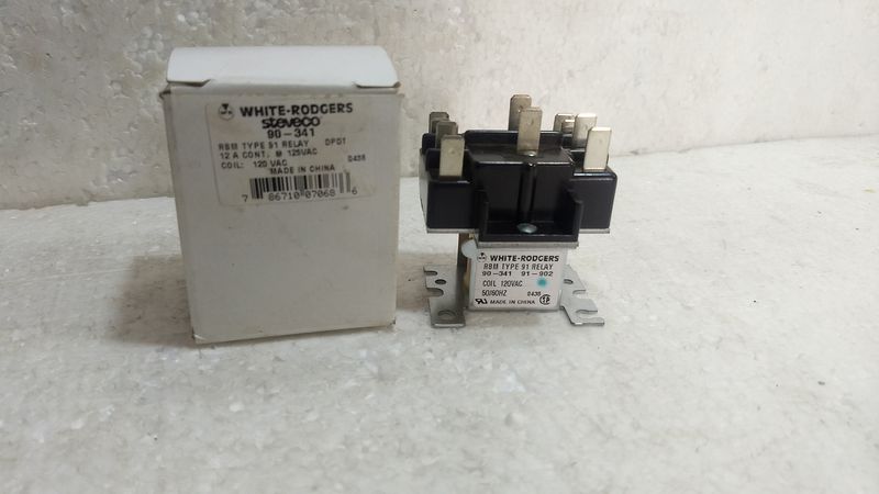 White-Rodgers Steveco 90-341 RBM Type 91 Relay