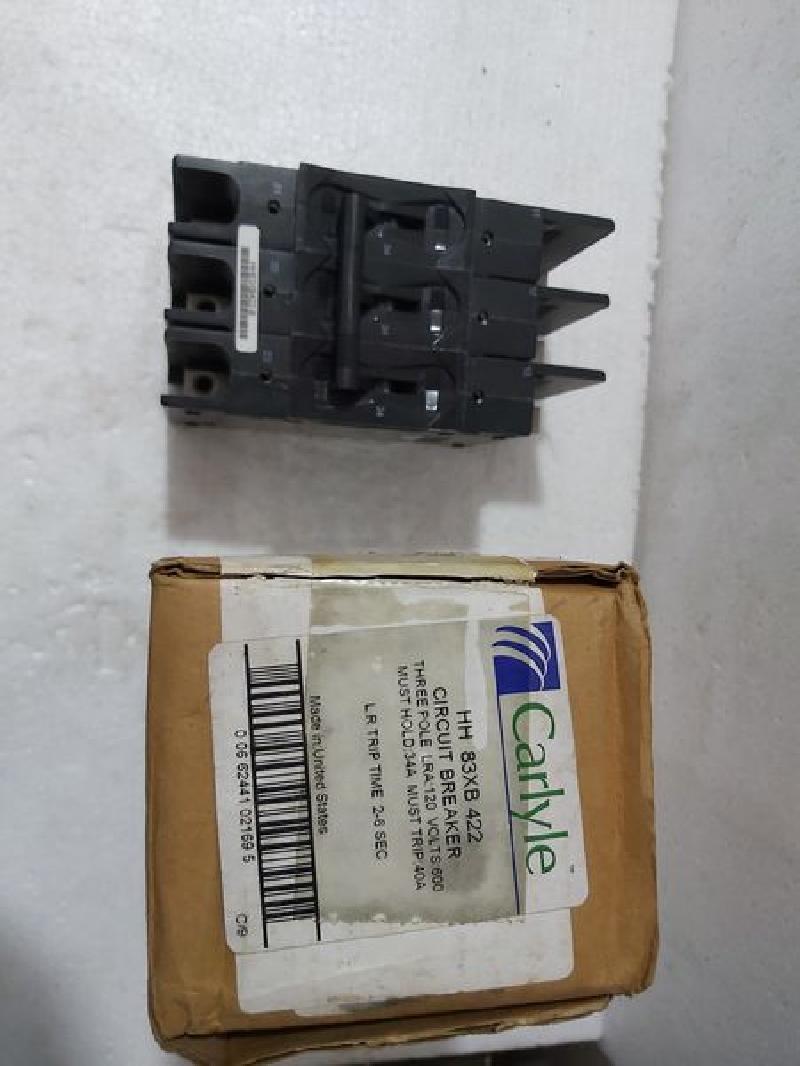 Airpax HH83XB422 Three Pole Circuit Breaker Three Pole