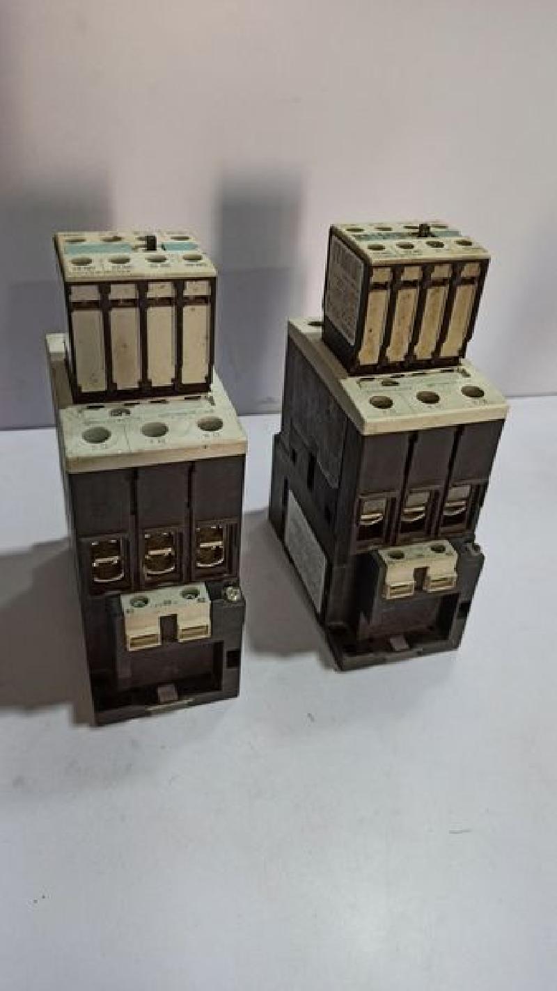 Siemens 3RT1034-1AC24 Contactor With 3RH1921-1HA22 Auxillary - 2 pc lot