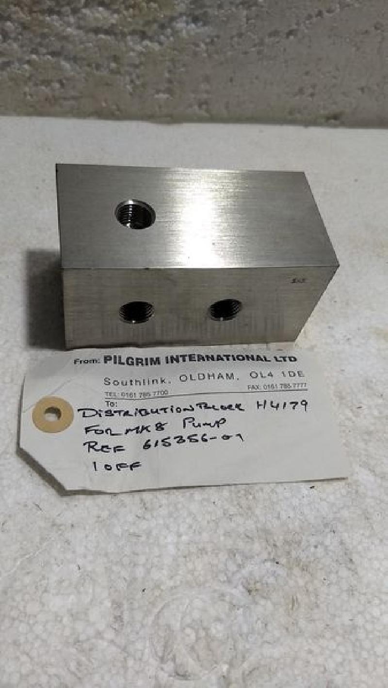 Distribution Block H4179 for MK8 Pump / BOP Cooper Cameron 615356-1