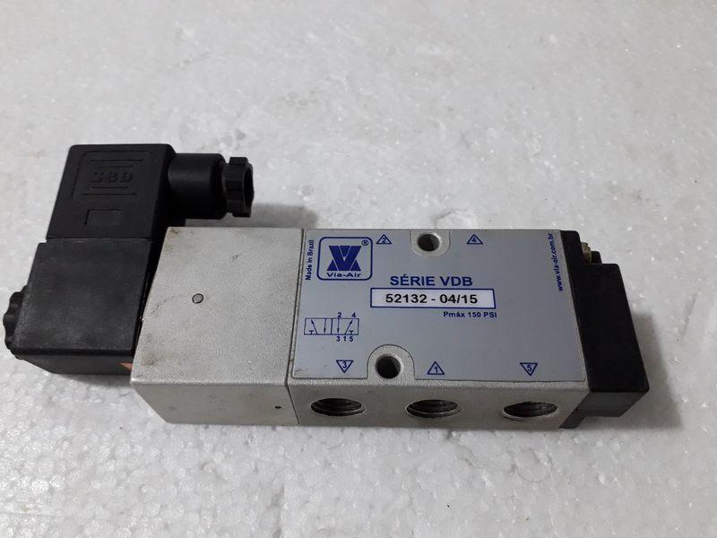 Via Air 52132 SERIE VDB  5/2-Way Pneumatic Solenoid Valve Pmax 150 PSI