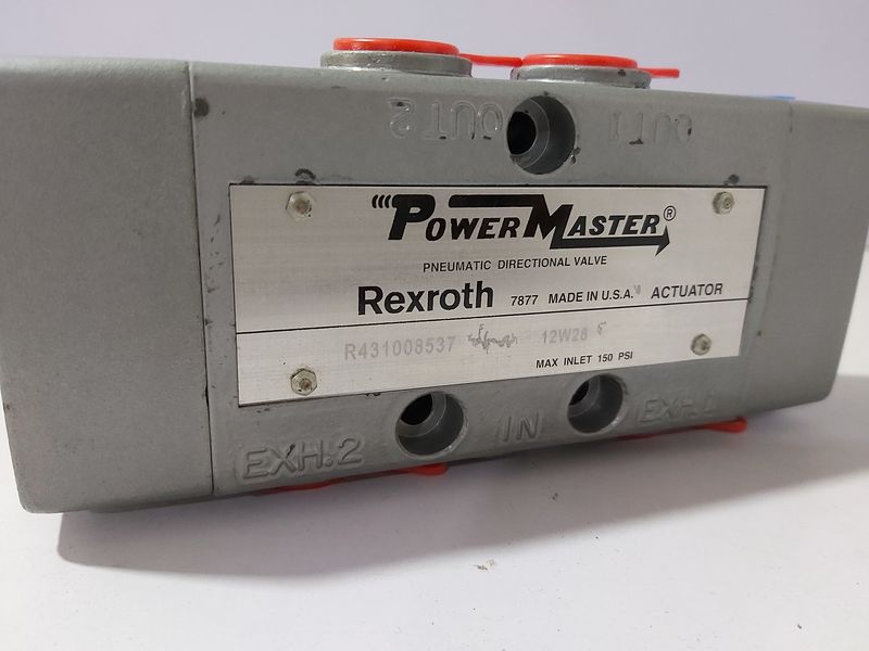 REXROTH R431008537 POWER MASTER PNEUMATIC DIRECTION VALVE ACTUATOR P/N 5574011