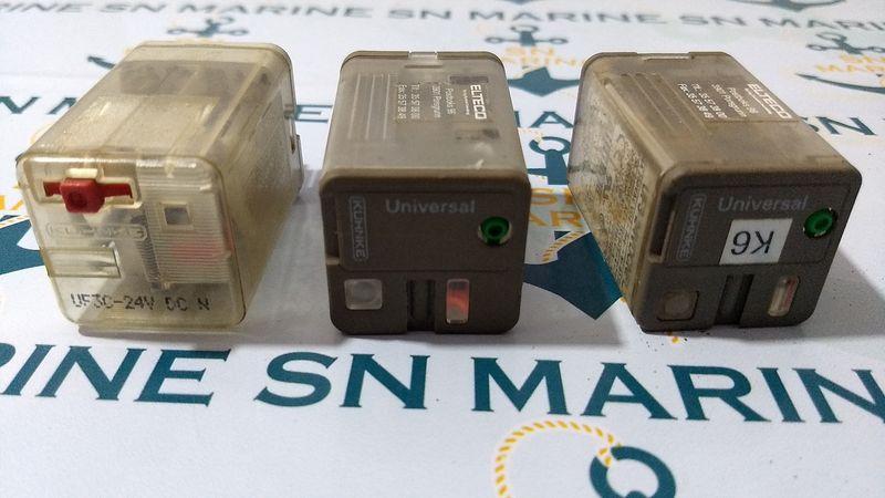 Kuhnke UF3-24VDCN Relay - 2 pc and Kuhnke UF3C-24V DC N - 1 pc total 2 pc