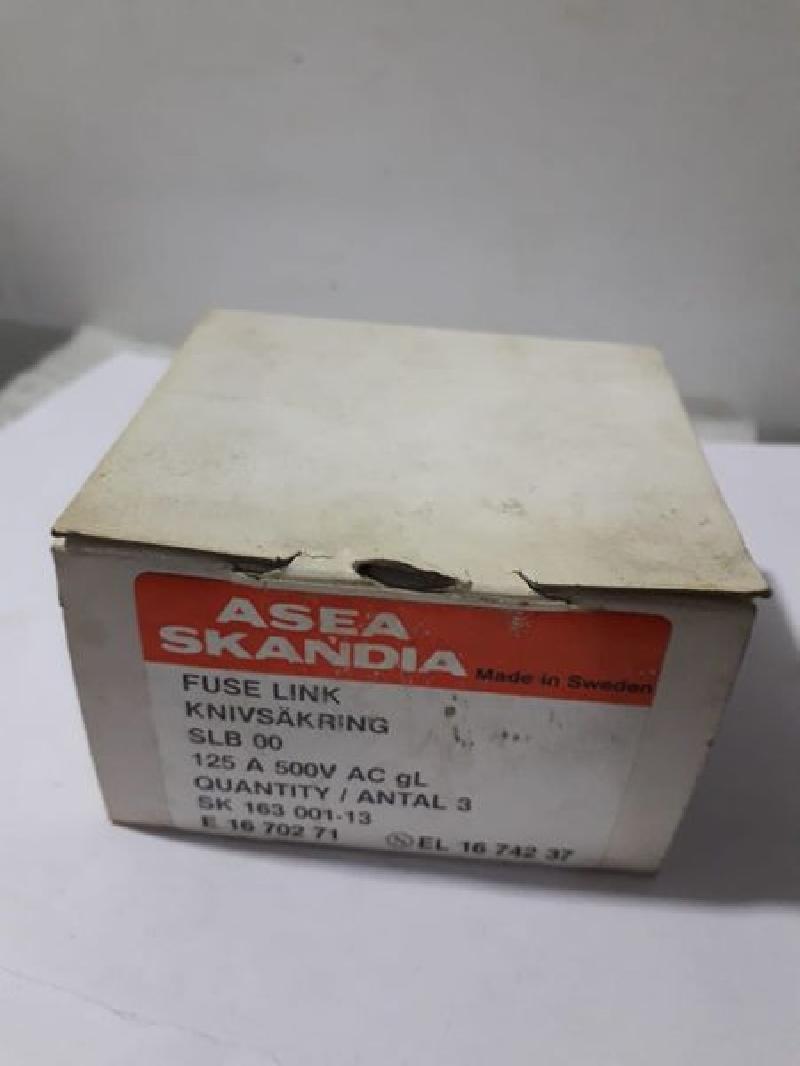 ASEA SKANDIA SLB 00 FUSE 125A 500V 8,9W I1 120KA NEW