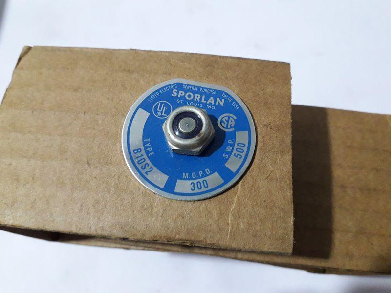 SPORLAN B10S2 SOLENOID VALVE M.O.P.D-300 S.W.P-500