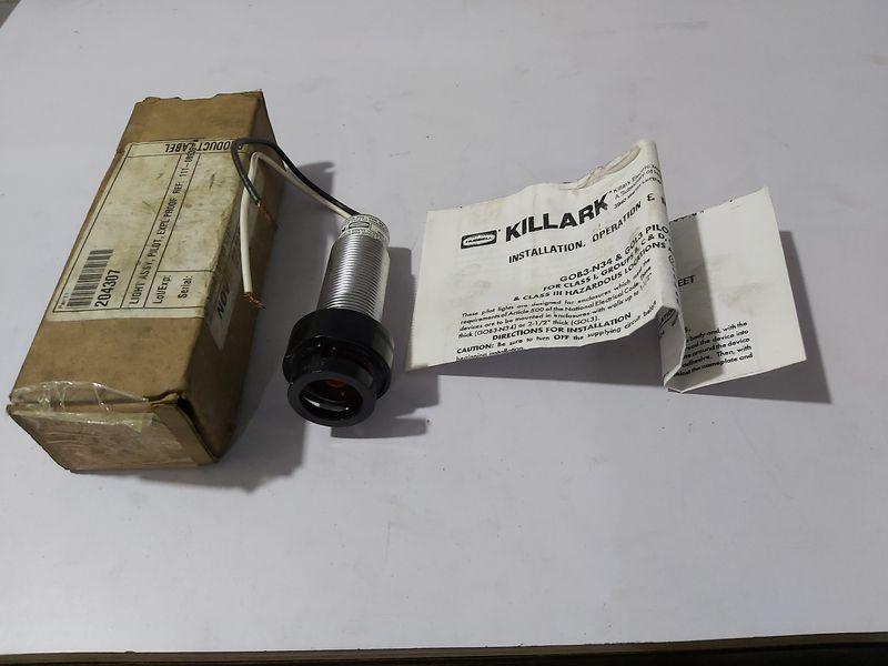 KILLARK GOB3-R23C N34 RED PILOT LIGHT CONTROL OPERATORS