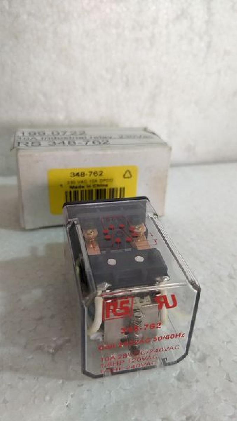 RS COMPONENTS 348-778 RELAY 10A - Coil: 115VAC 50/60 Hz DPCO