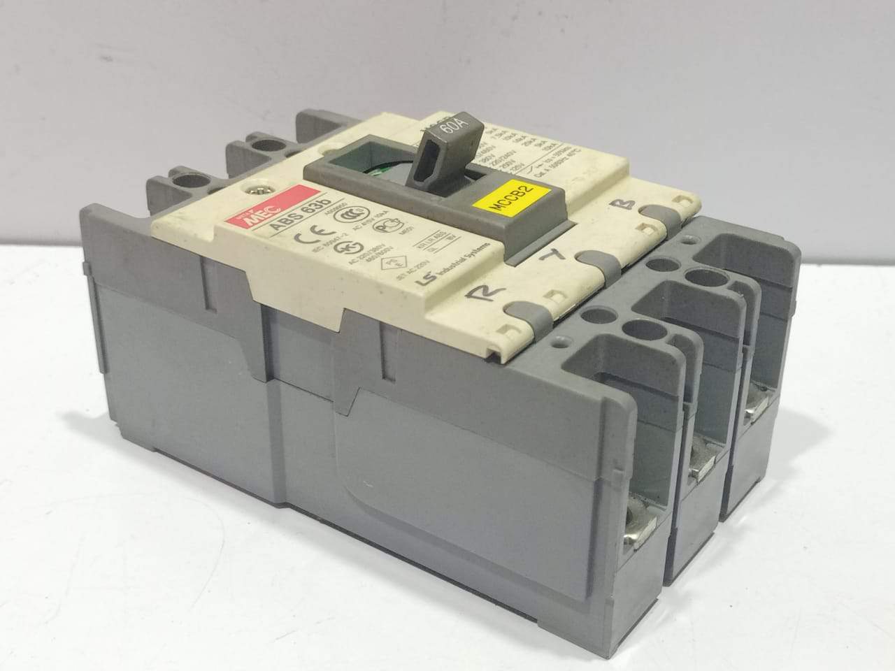 LS ABS 63b MCCB Molded Case Circuit Breaker 60A