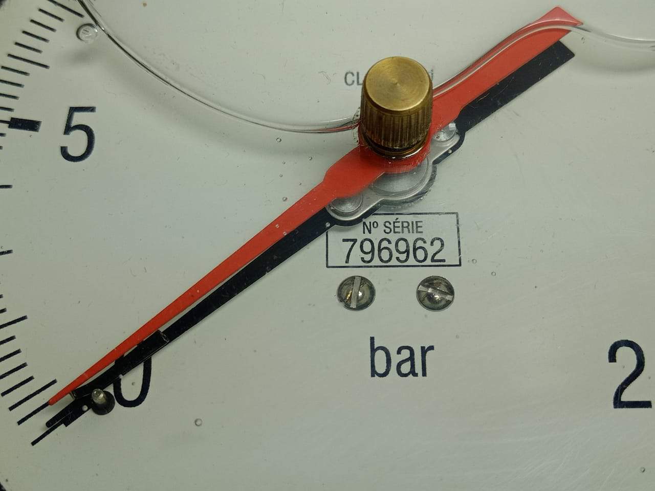 Famabras 796962 Pressure Gauge 0-25 Bar