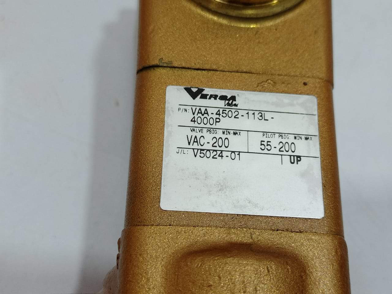 Versa VAA-4502-113L-4000P Four Way Valve