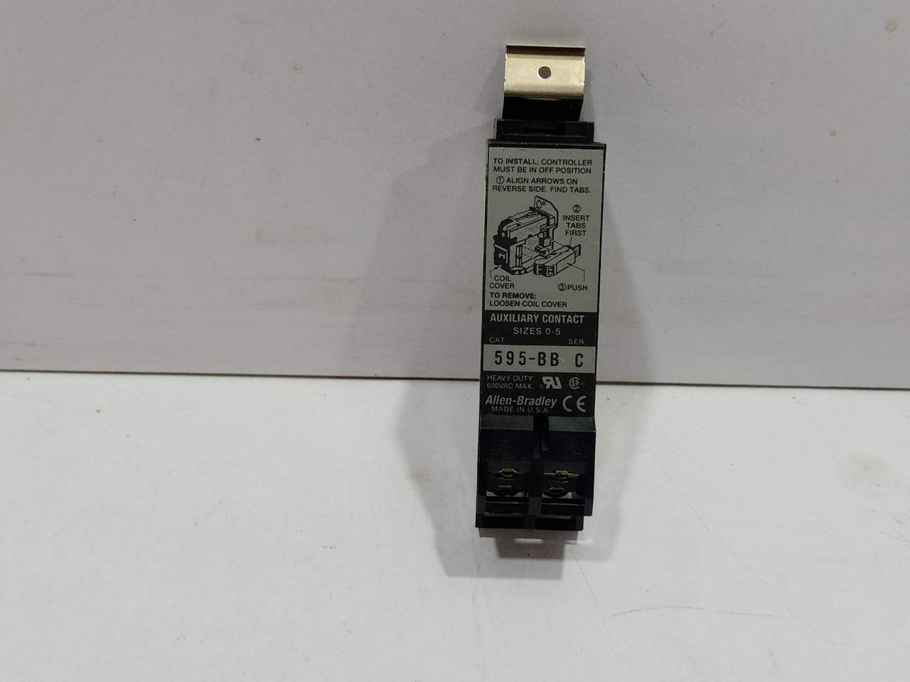 Allen Bradley 595-BB Ser C Auxiliary Contact