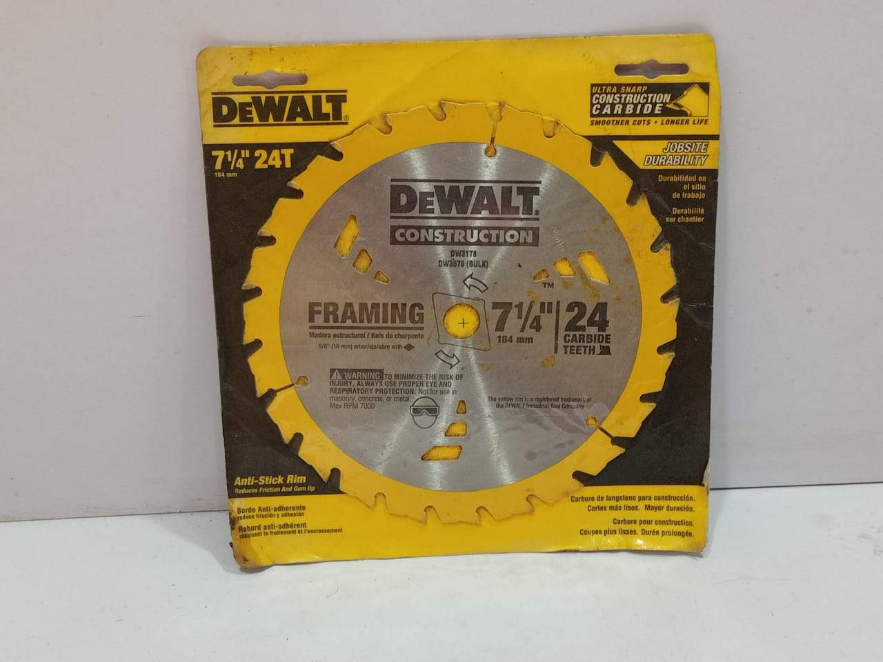 Dewalt DW3178 Saw Blade