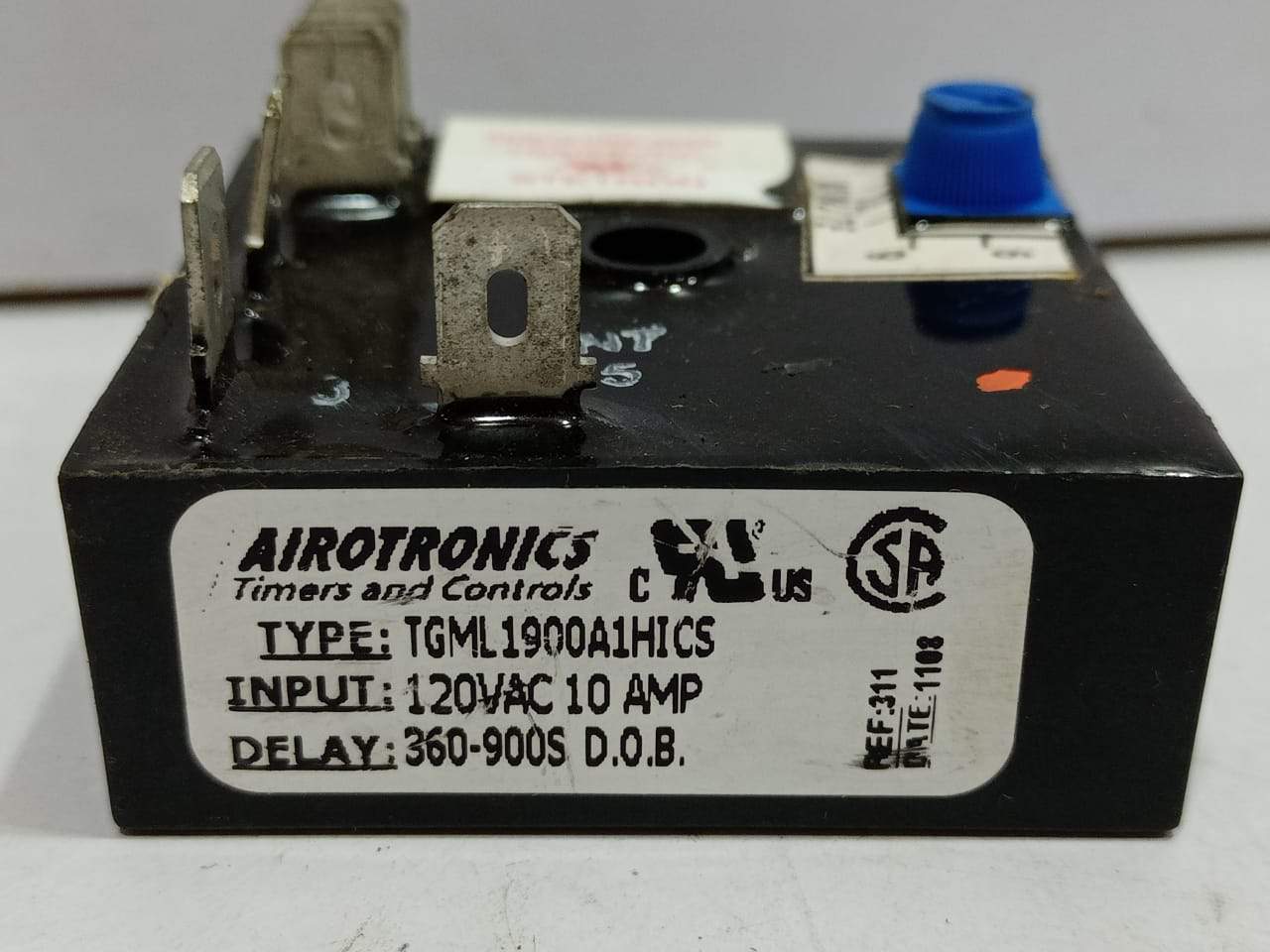 Airotronics TGML1900A1HICS Timer and Control