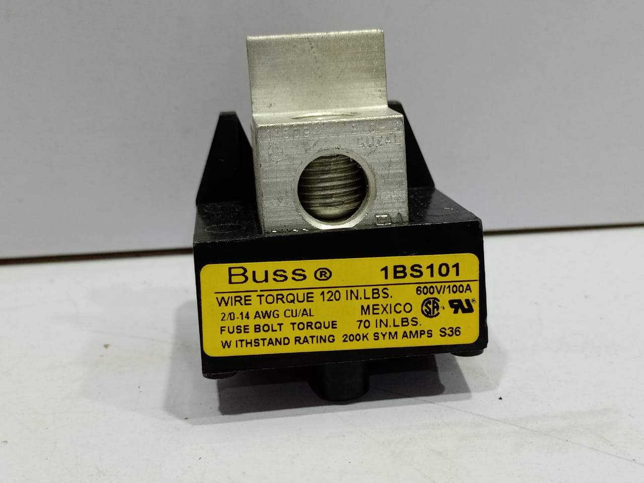 Buss 1BS101 Fuse Block 600V 100A