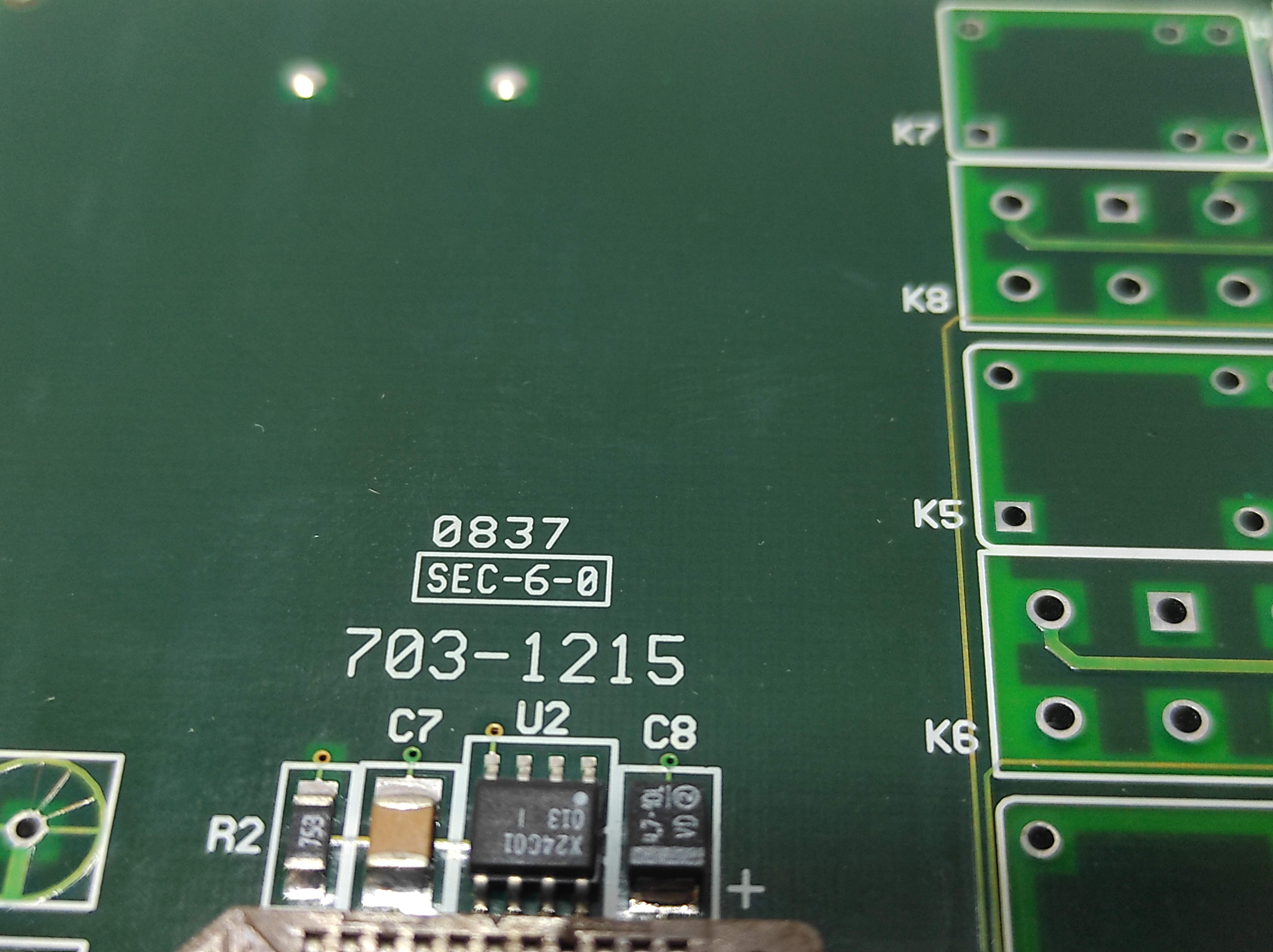 Panametrics 710-1215 Rev A PCB