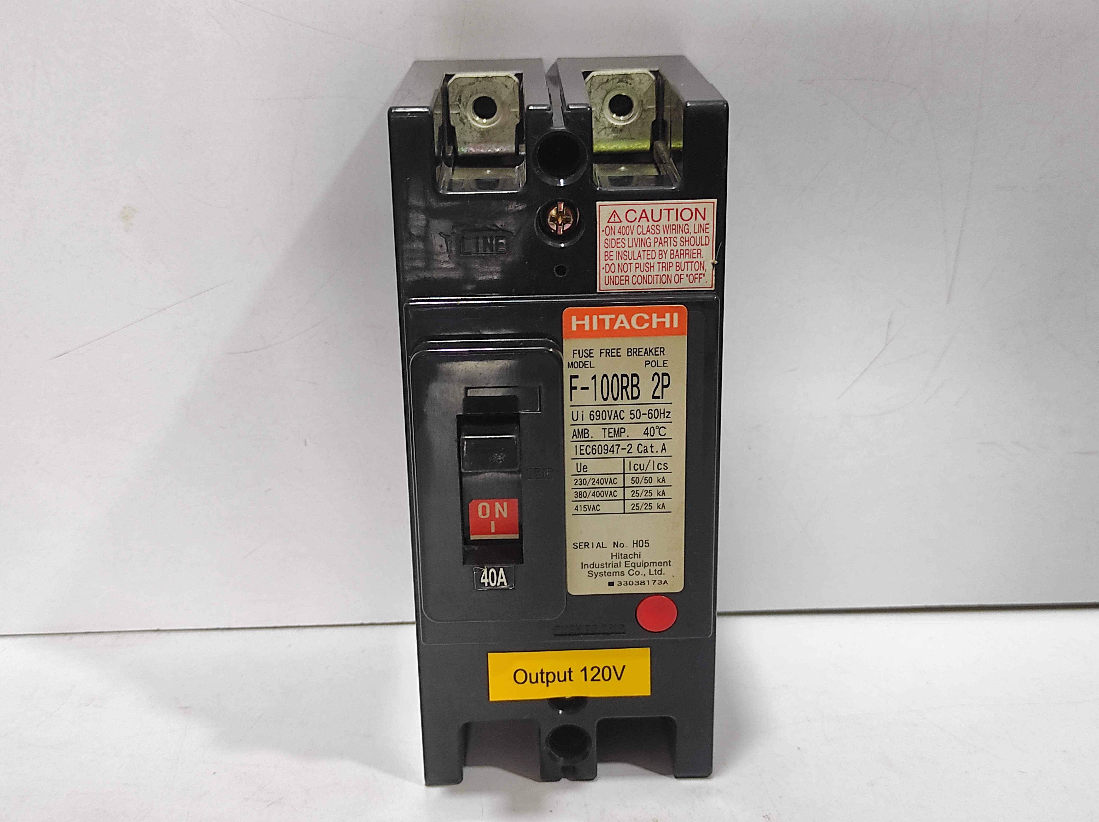 Hitachi F-100RB Circuit Breaker 2P 40A