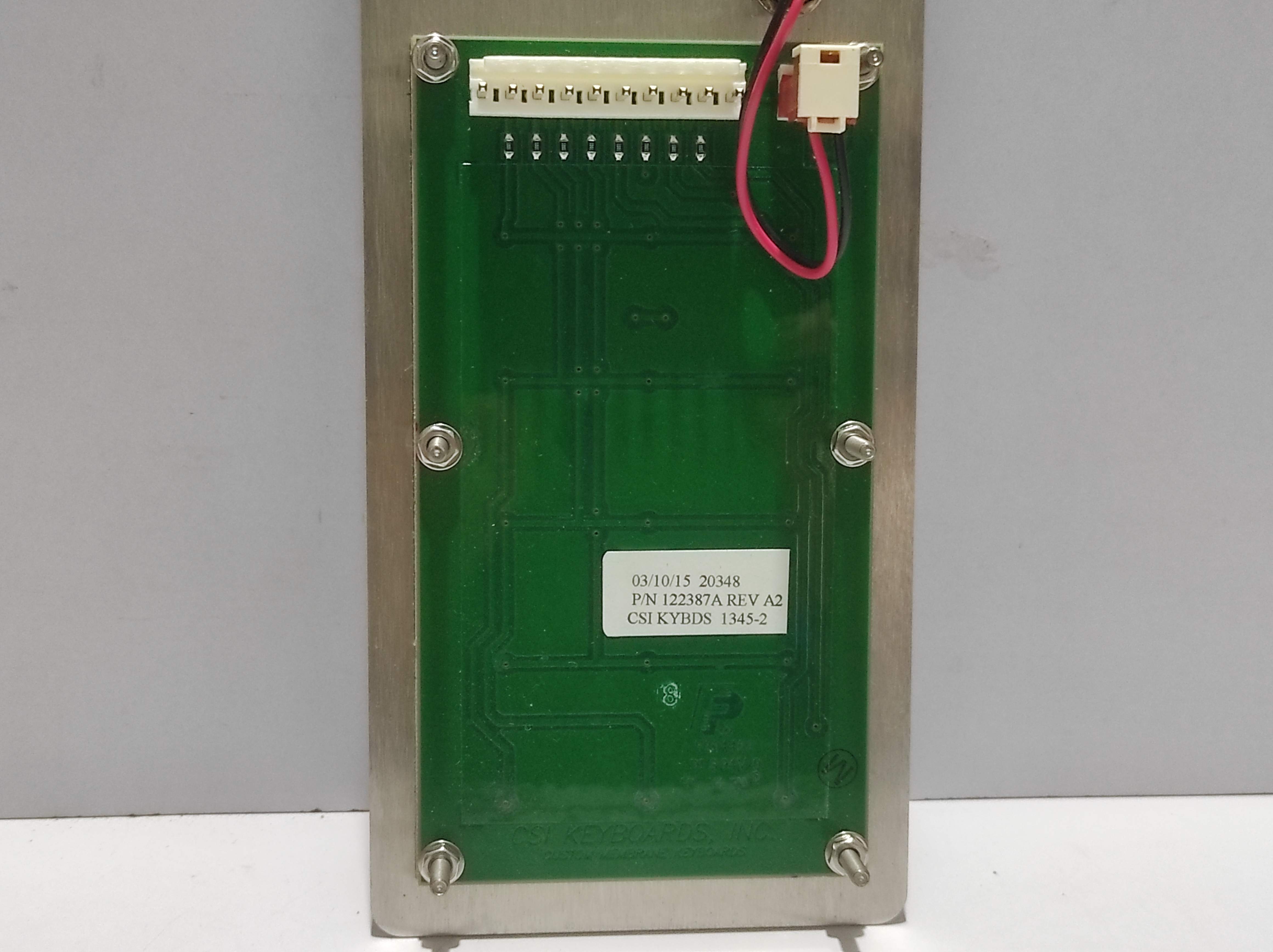 Federal Signal K8601267A-01 Keypad EZ1 Assembly