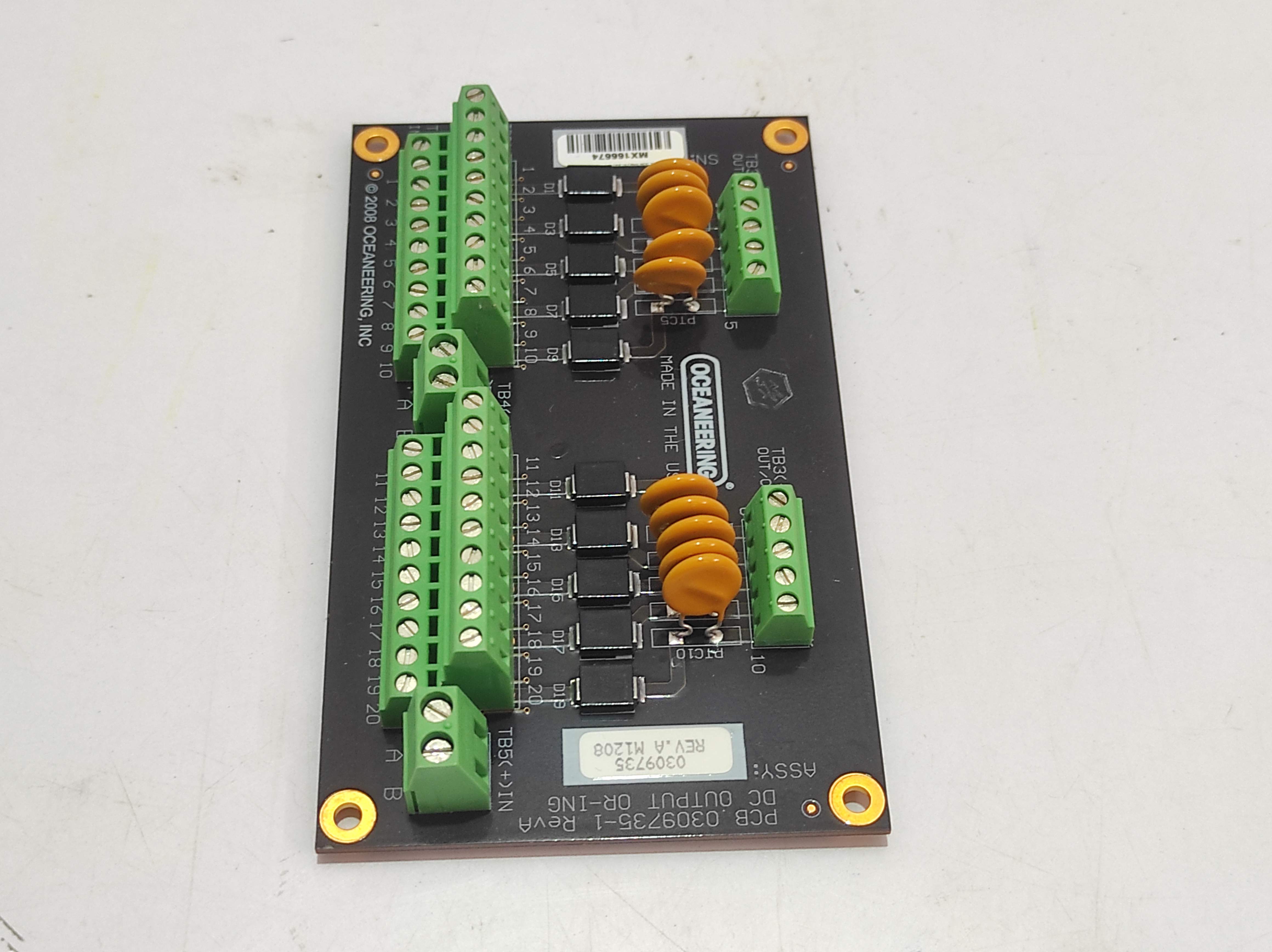 Oceaneering 0309735-1 Rev A PCB