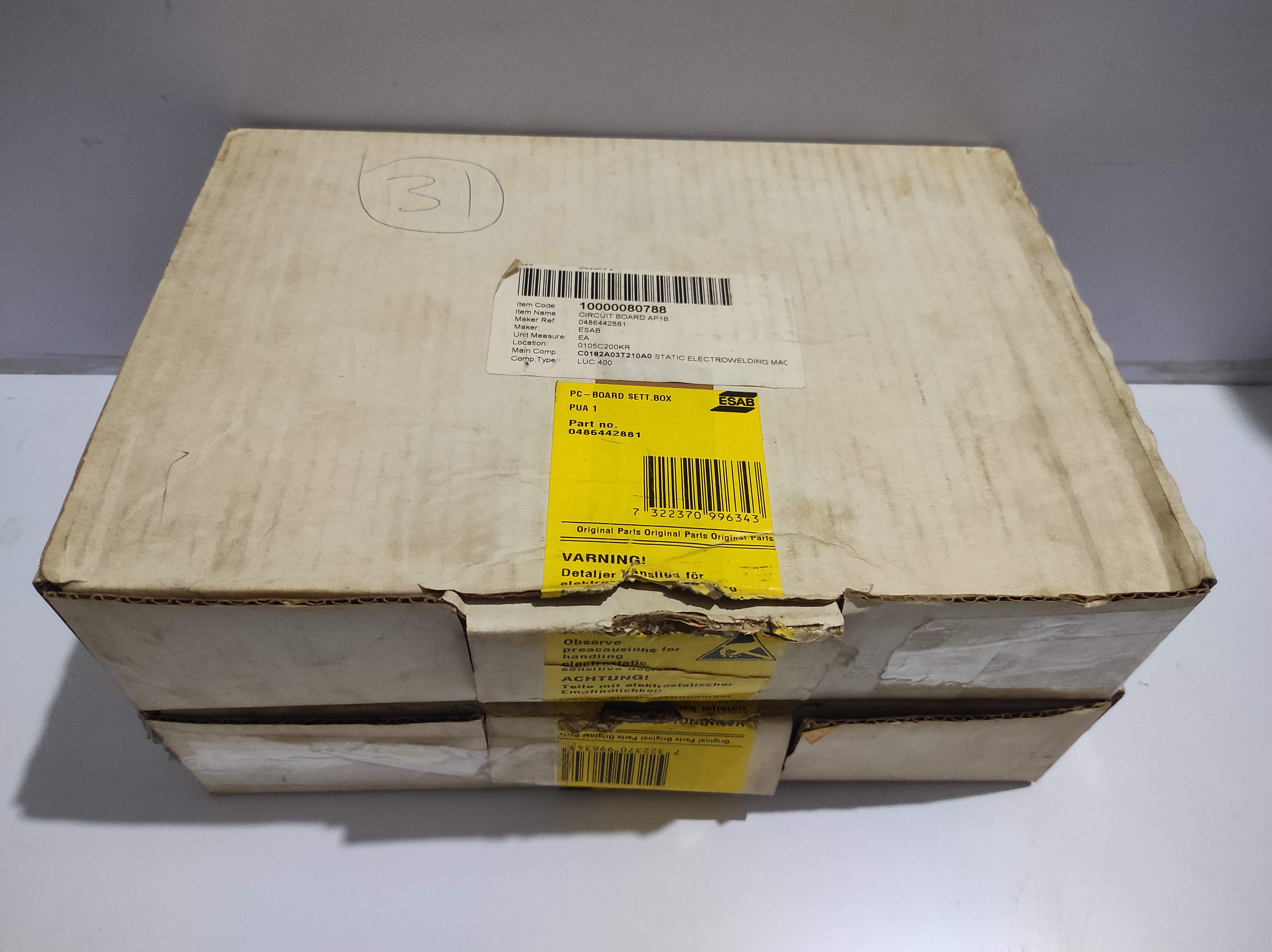 Esab 0486442881 PC Board Sett. Box PUA 1