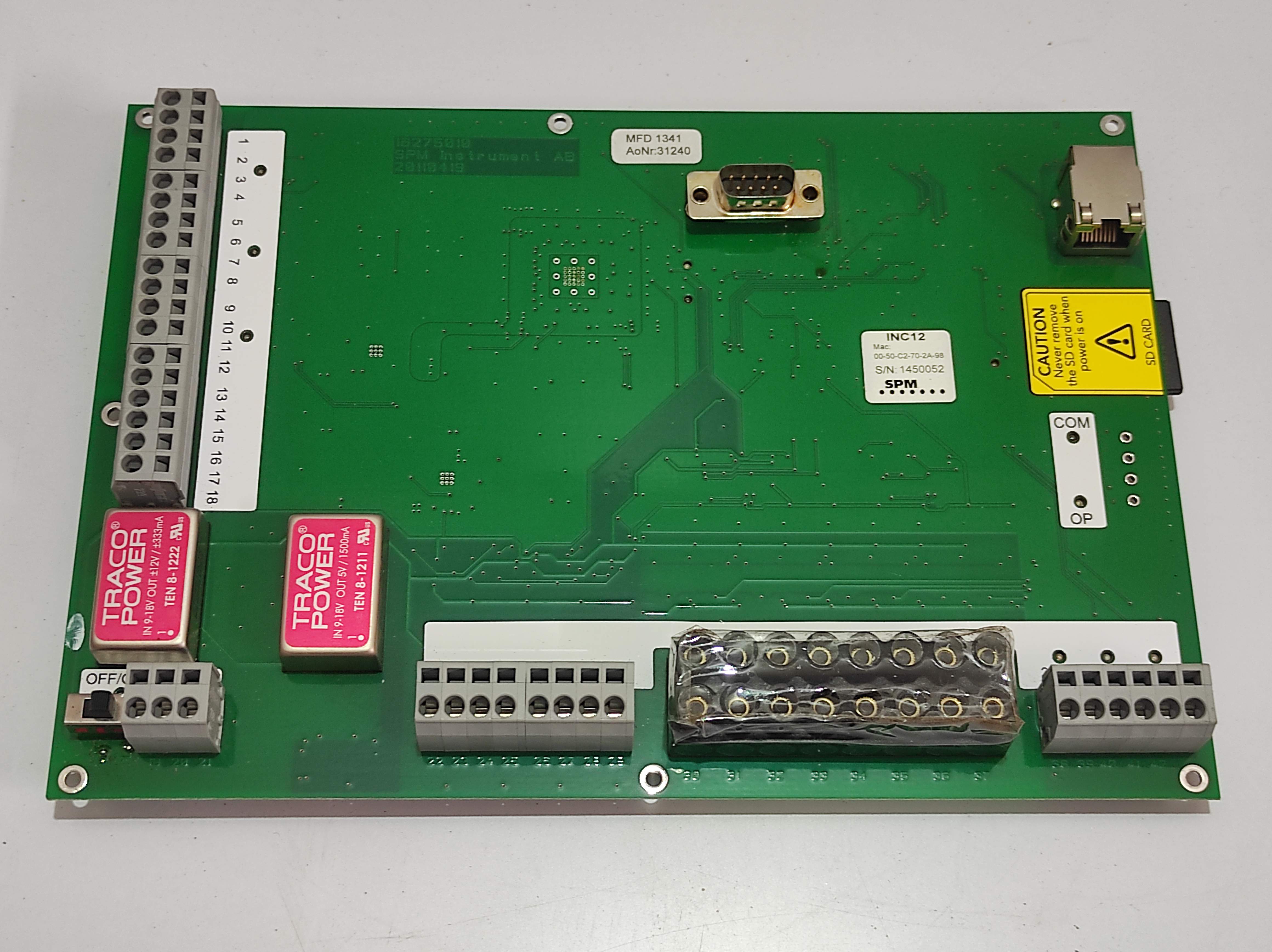 SPM INC12 PCB 00-50-C2-70-2A-98