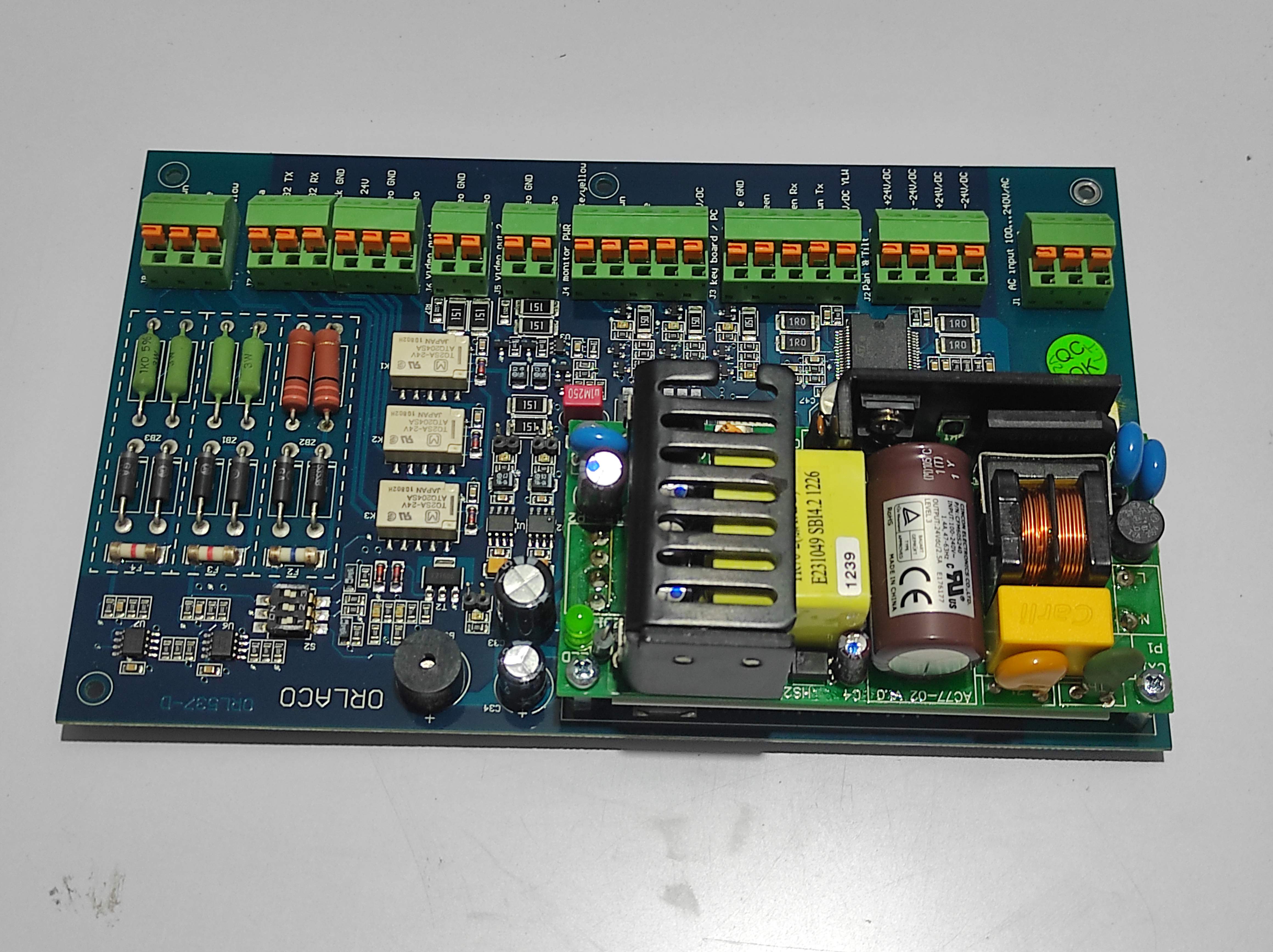 Orlaco ORL537-D PCB With AC77-02 V1.0