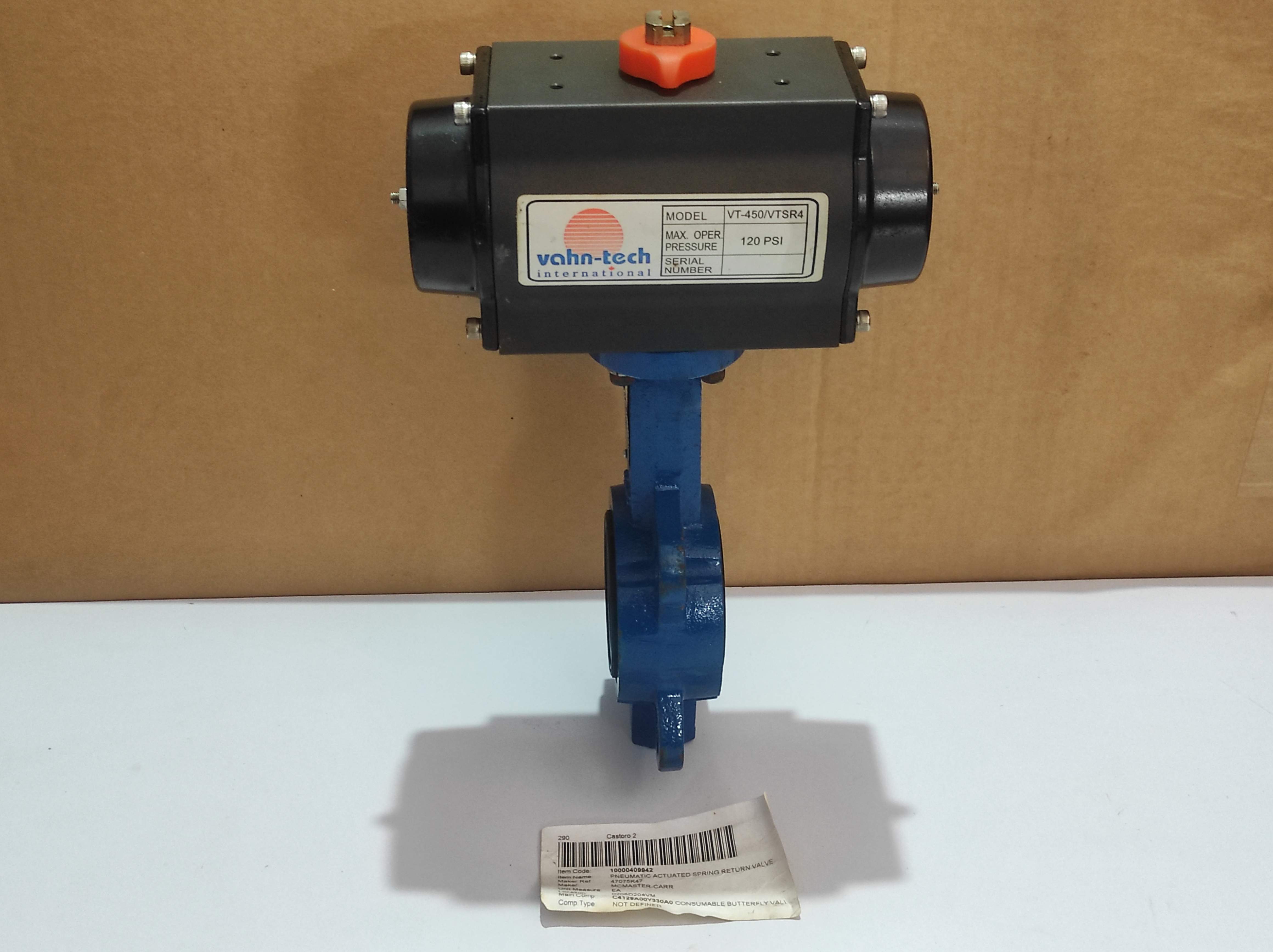 Vahn Tech VT-450_VTSR4 Actuator With AFA DN50 Valve 2Inch