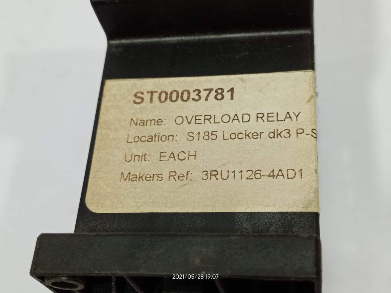 Siemens 3RU1126-4AD1 Overload Relay