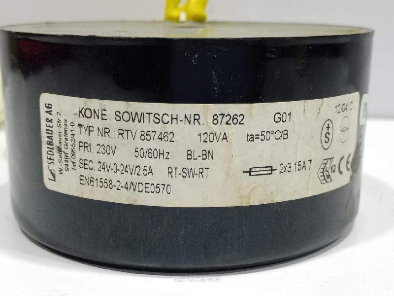 Kone KM87262G01 Sedlbauer AG 857462 Transformer 230V 50Hz